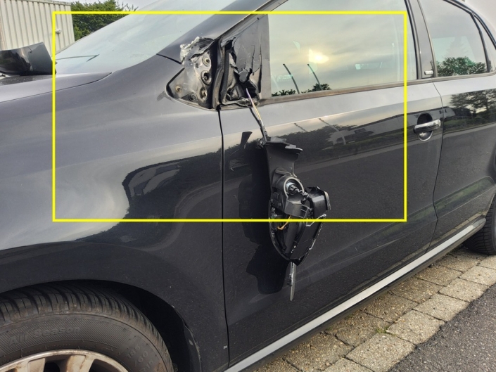 Schadenbereich VW Polo Totalschaden